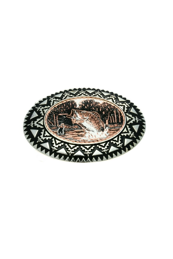 Western Cowboy Belt Buckles Bear/Native/Deer/Wolf/Metal/Horse/Eagle/Train/Wolf/Moose (Moose)