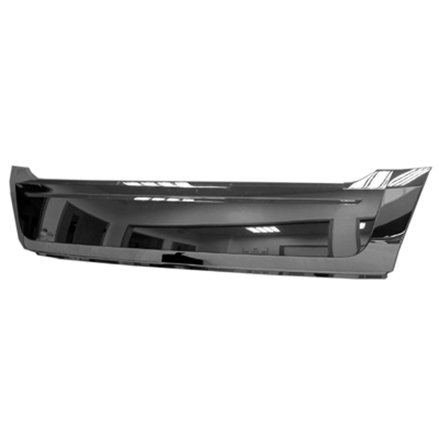 FRONT LOWER BUMPER TO BODY FILLER PANEL; CHROME; MADE OF ABS PLASTIC