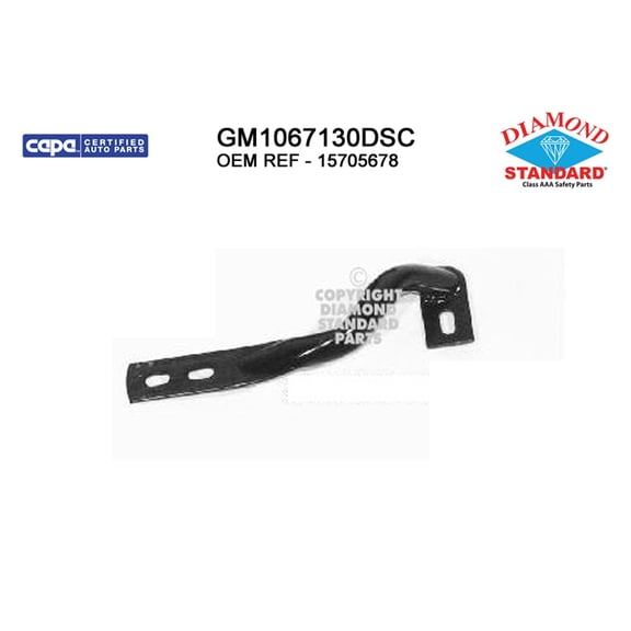 FRONT PASSENGER SIDE OUTER BUMPER BRACE; EXCEPT 1500 SILVERADO