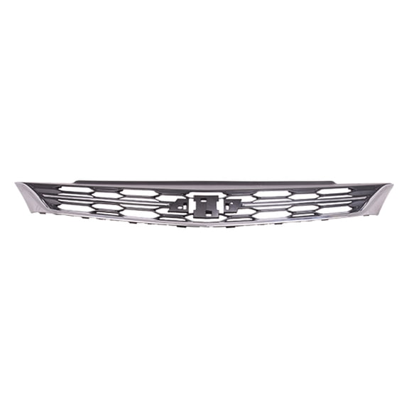 FRONT UPPER GRILLE; FOR PREMIER MODELS WITHOUT RS; MATTE BLACK WITH