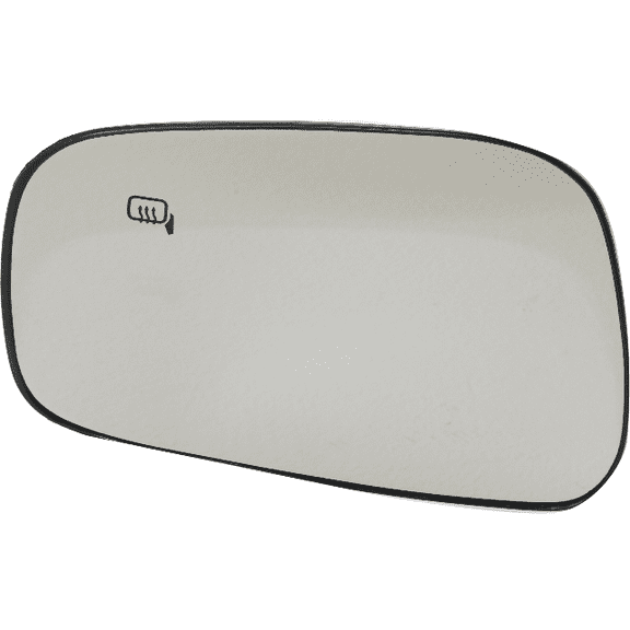 FRONTIER 05-21/PATHFINDER 05-12 MIRROR GLASS LH, Heated, (Pathfinder, LE/SE/SE Off-Road/Silver Edition Models), w/ Backing Plate