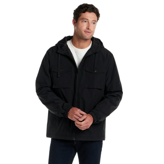 Frontier Threads Men's Lined Poly Memory Hooded Safari Jacket