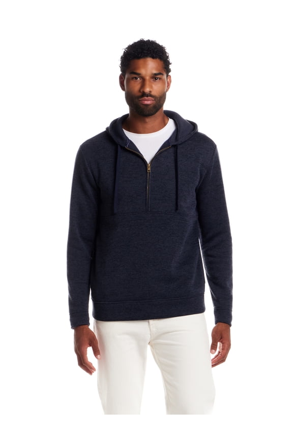 Men's Long Sleeve Half Zip Pullover Hoody