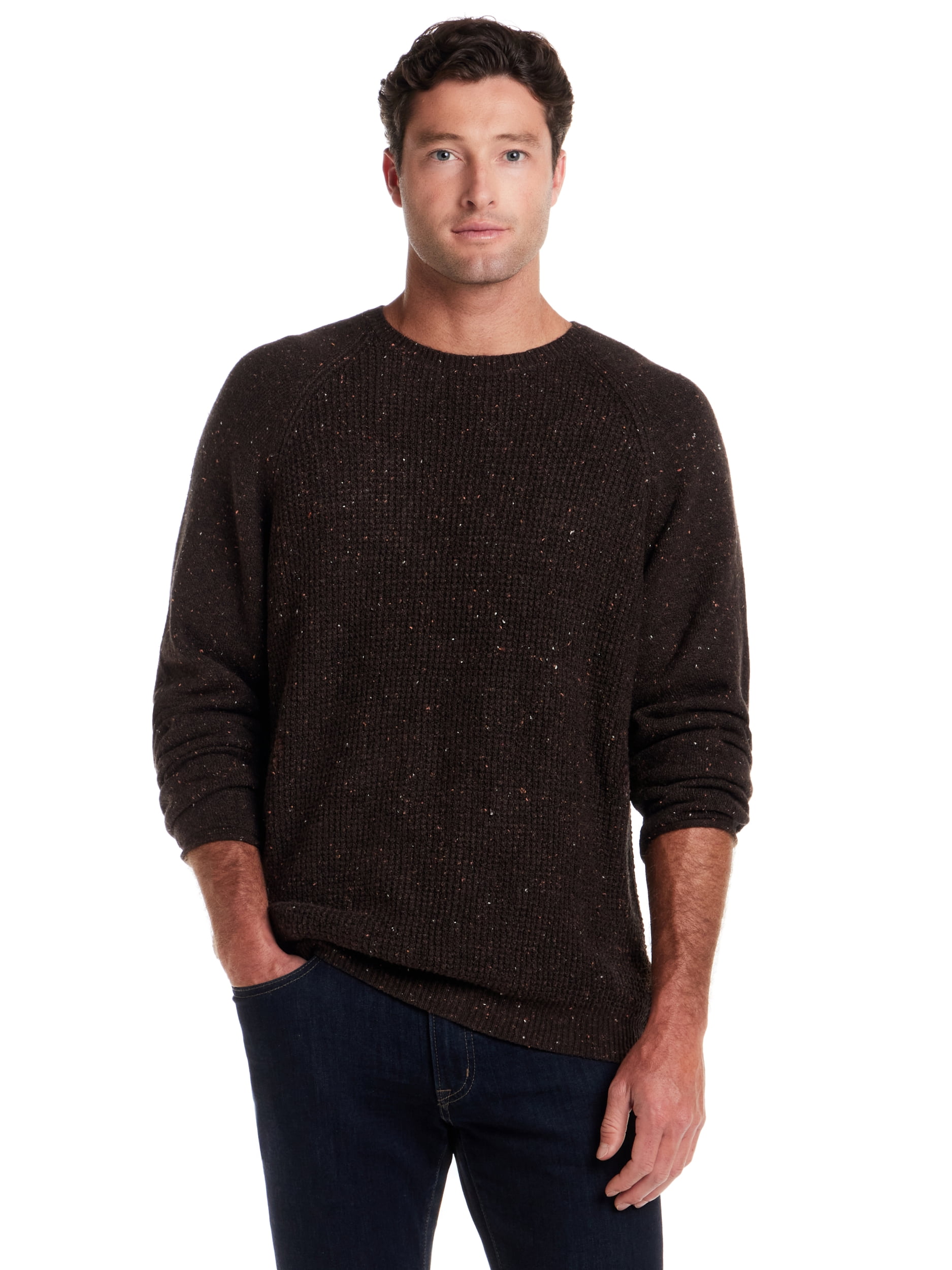 Frontier Threads Men's Donegal Crew Neck Sweater