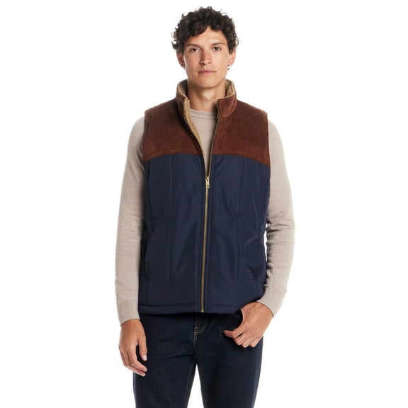 Frontier Threads Men's Mixed Media Corduroy Vest