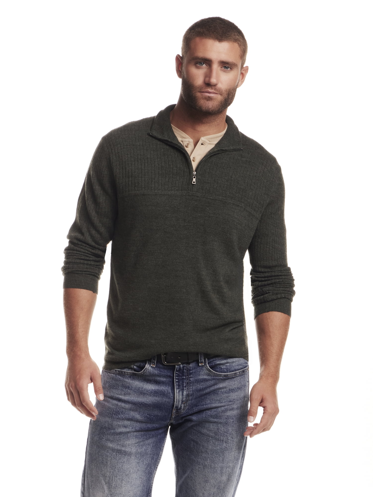 Frontier Threads Men's Soft Touch 1/4 Zip Sweater