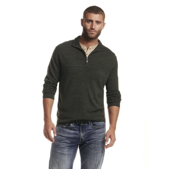 Frontier Threads Men's Soft Touch 1/4 Zip Sweater