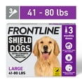 thumbnail image 1 of FRONTLINE Shield for Dogs Flea & Tick Treatment, 41-80 lbs, 3 Count, 1 of 9