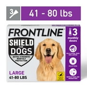 FRONTLINE Shield for Dogs Flea & Tick Treatment, 41-80 lbs, 3 Count