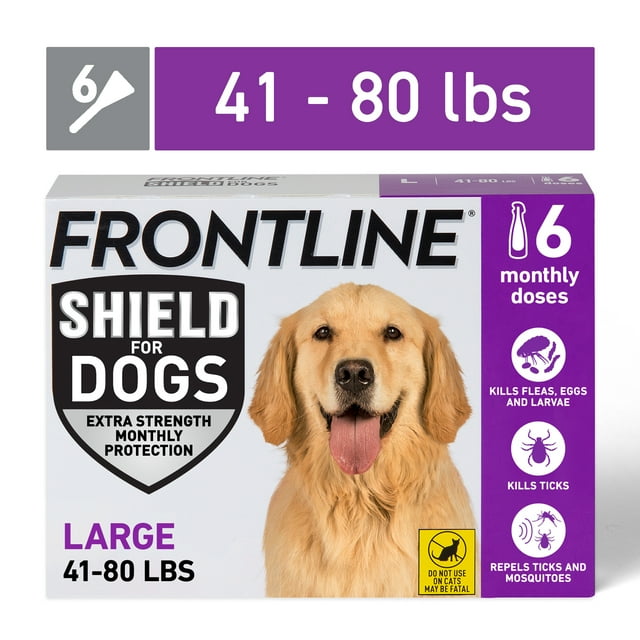 FRONTLINE® Shield for Dogs Flea & Tick Treatment, Large Dog, 4180 lbs