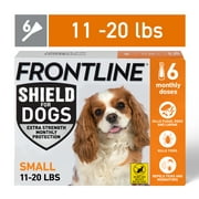 FRONTLINE® Shield for Dogs Flea & Tick Treatment, Small Dog, 11-20 lbs, Orange Box, 6ct