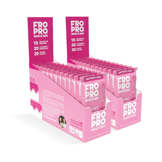 FROPRO Plant Protein Snack OIF8 Bars Plant Based Protein Bars, All