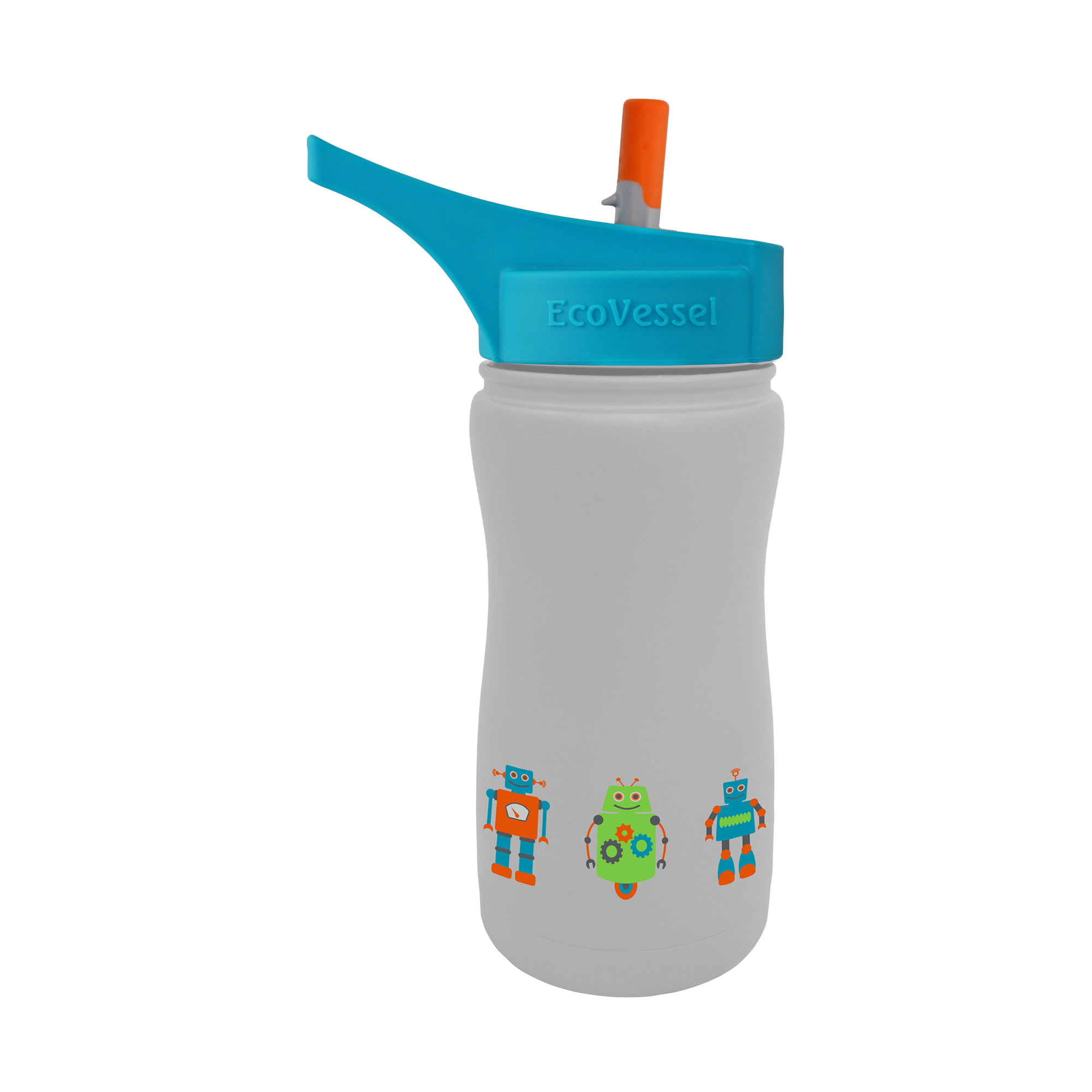 MCHIVER Cartoon Robots Kids Water Bottle with Straw Insulated Stainless  Steel Kids Water Bottle Ther…See more MCHIVER Cartoon Robots Kids Water  Bottle