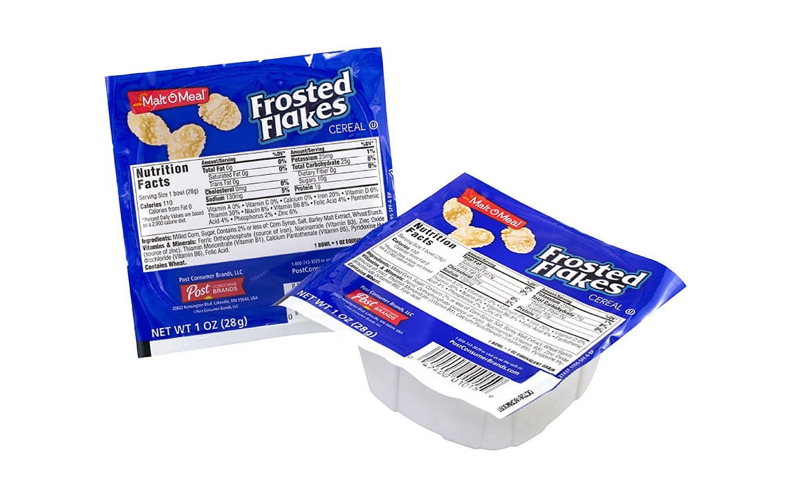 FROSTED FLAKES Cereal Bowl, 1 oz, 96 Count