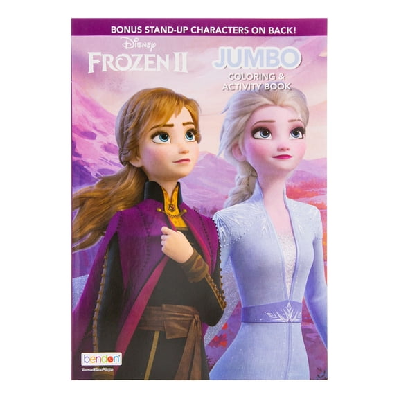 FROZEN 2 Coloring Book 1 Titles, Fun Game Workbook for Learning Drawing Coloring, Gift for Kids Toddler Activity at Classroom Home, 80 Pages, 36-Pack