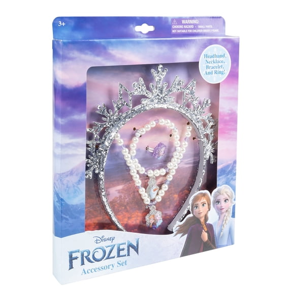 FROZEN BOX SET W/1 HEADBAND, 1 BEAD NECKLACE, 1 BEAD BRACELET