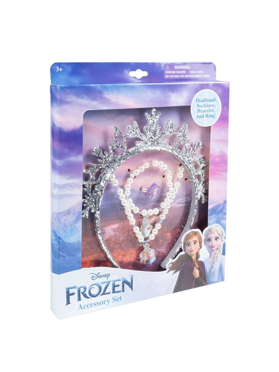 FROZEN BOX SET W/1 HEADBAND, 1 BEAD NECKLACE, 1 BEAD BRACELET
