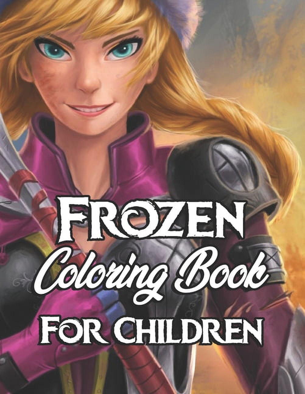 FROZEN Coloring Book For Children A Coloring Book For Kids And Adults
