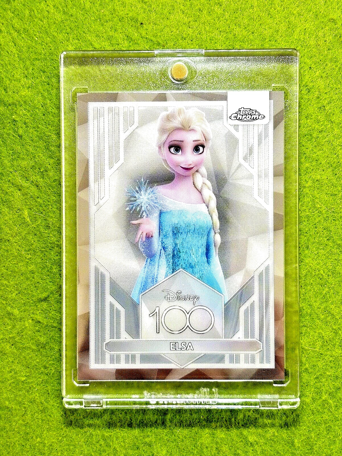 ELSA FROZEN Disney 100 SILVER CHROME CARD 2023 Topps Chrome USA SELLER -  Walmart.com