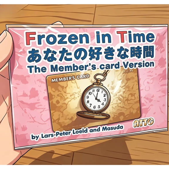FROZEN IN TIME MEMBERS Card VERSION Card Magic Tricks Decks Close Up Magic Props Gimmicks Street Magia Magician Magie Kit