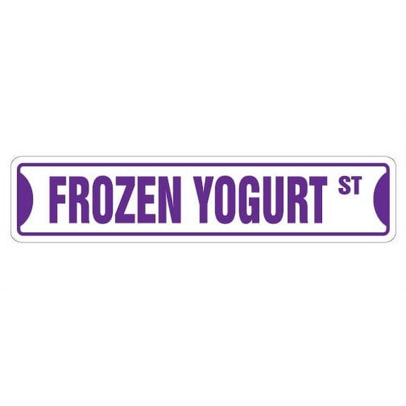 FROZEN YOGURT Street Sign shop soft serve Fro Yo | Indoor/Outdoor |  30" Wide