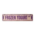 thumbnail image 1 of FROZEN YOGURT Vintage Plastic Street Sign shop soft serve Fro Yo | Indoor/Outdoor |  36" Wide, 1 of 4