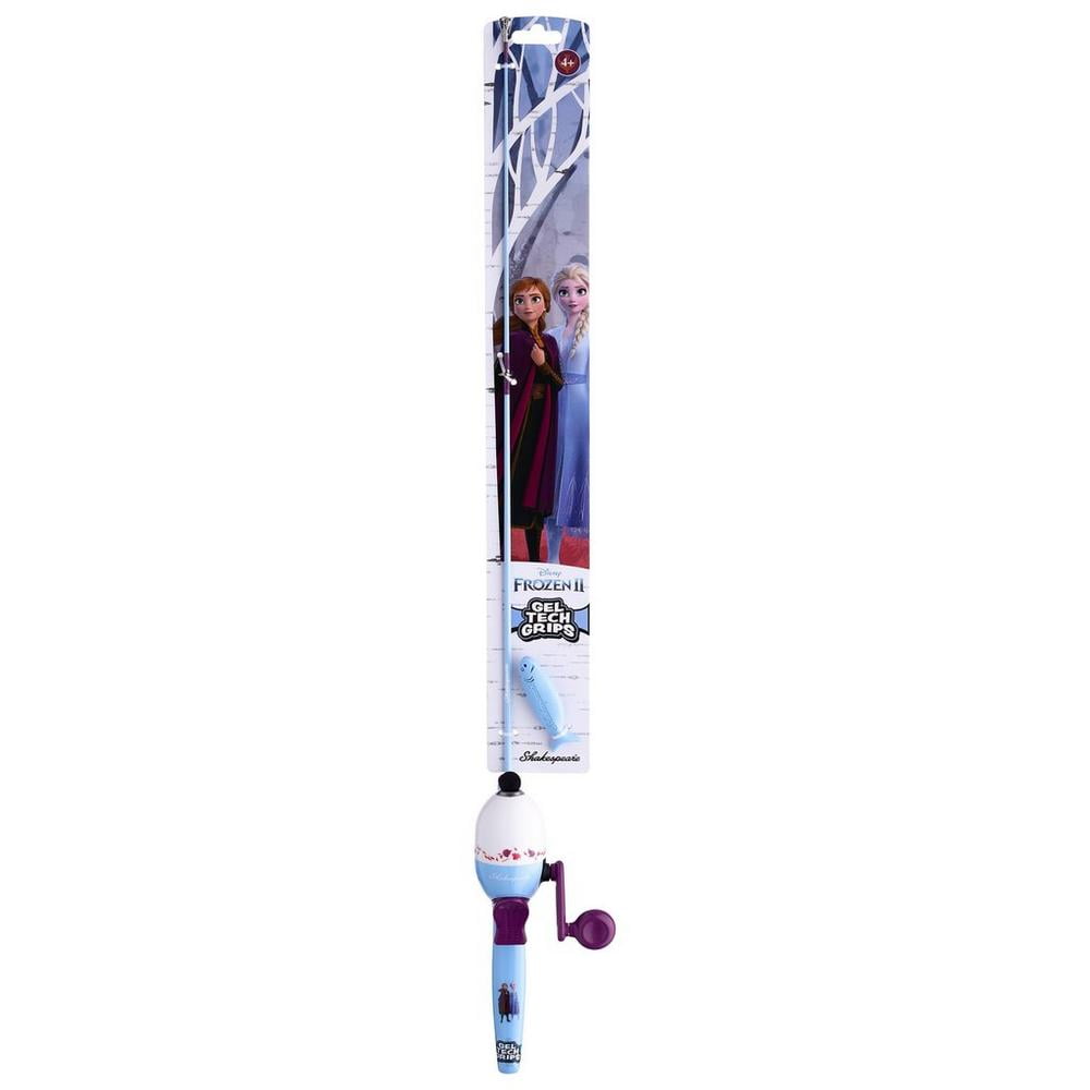 Shakespeare Disney Frozen II Beginner Kit, 2'6" Medium Fishing Rod, 5 Size Reel