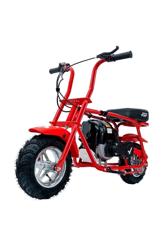 40cc Mini Bike Gas Powered 4-Stroke Off Road Dirt Bike for Teens, Youth Pocket Bike with Pull Start & Disc Brake, 18 MPH Max Speed (Red)