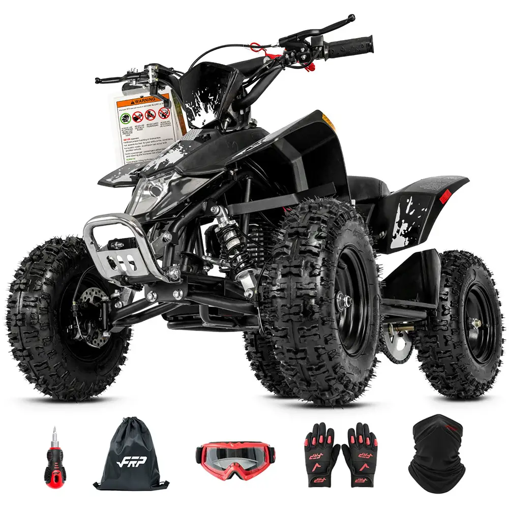 FRP 40cc Gas Powered ATV, 4-Stroke Engine Quad with Front & Rear Disc ...
