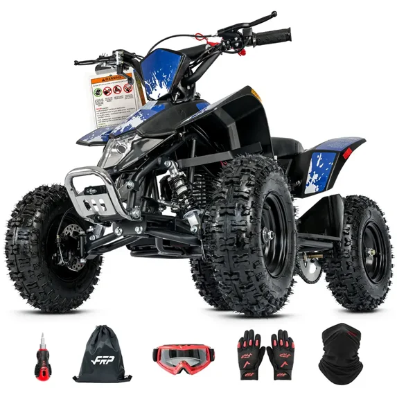 FRP 40cc Gas Powered Off-Road Bike, 4-Stroke Engine, Up to 15 MPH, Ages ...
