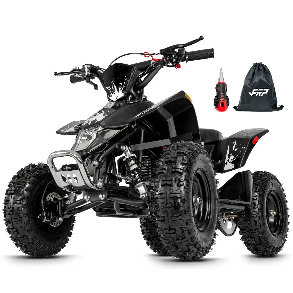 FRP 40cc Gas Powered Off-Road Bike, 4-Stroke Engine, Up to 15 MPH, Ages 13+, Adjustable Speed Control, Front & Rear Disc Brakes, Pull Start