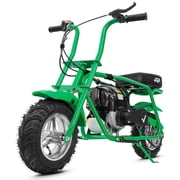 FRP 40cc Mini Bike Gas Powered 4-Stroke off Road Dirt Bike for Teens, Youth Pocket Bike with Pull Start & Disc Brake, 18 mph Max Speed Green