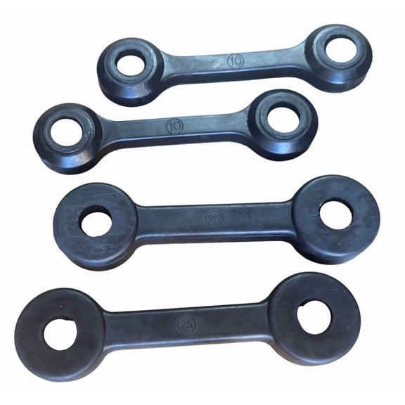 FRP 70lb Set Bone Style (2) 25lb + (2) 10lb Resistance Bands Straps for Soloflex