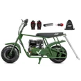 thumbnail image 1 of FRP 99cc 4-Stroke Gas Mini Bike with Rear Cargo Racks, Pull Start Mini Dirt Bike for Ages 13+, Rear Disc Brake, Up to 28 MPH, 220 lb Capacity, Utility Hauler Style – Green, 1 of 2