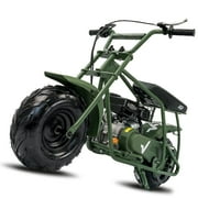 FRP 99cc Gas Powered Mini Dirt Bike, 28MPH Off-Road Motorcycle for Kids and Adults, Dual Disc Brakes, Rear Suspension, As Gifts for Kids - RED