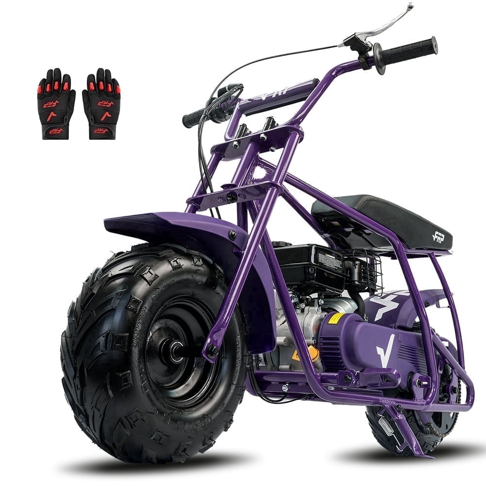 FRP, Gas Powered Mini Dirt Bike GMB100, 99CC Purple, Off Road