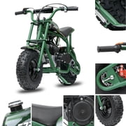 FRP DB003 Kids Dirt Off Road Mini Kids Dirt Bike Motorcycle for Kids Dirt Bike, EPA Approved Trail Mini Bike Dirt Bikes Up to 27mi- Ultra Edition, Green