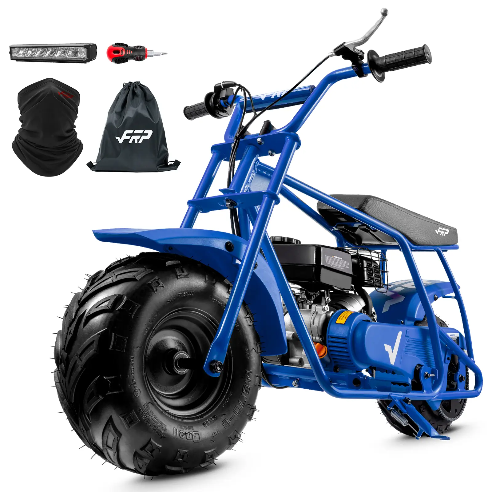 FRP Enhanced Package GMB100 Gas Powered Mini Dirt Bike 99CC for