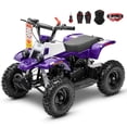 thumbnail image 1 of FRP FA40-NEO 40cc Teen Gas ATV, Gas Powered 4 Wheeler for Teens 13+, 4-Stroke Beginner ATV, Up to 13 MPH, Adjustable Speed, Safety Switches, Front & Rear Brakes - Purple, 1 of 8