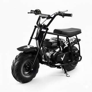 FRP GMB100 Mini Bike 99cc 4-Stroke Gas Powered Mini Dirt Bike for Teens 13+, 28 MPH Off-Road Motorcycle with Rear Disc Brake – Black