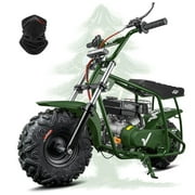 FRP GMB100 Performance 99cc Gas Powered Mini Dirt Bike, 28MPH Off-Road Motorcycle with Hydraulic Brakes, Suspension & SunF All-Terrain Tires – Red