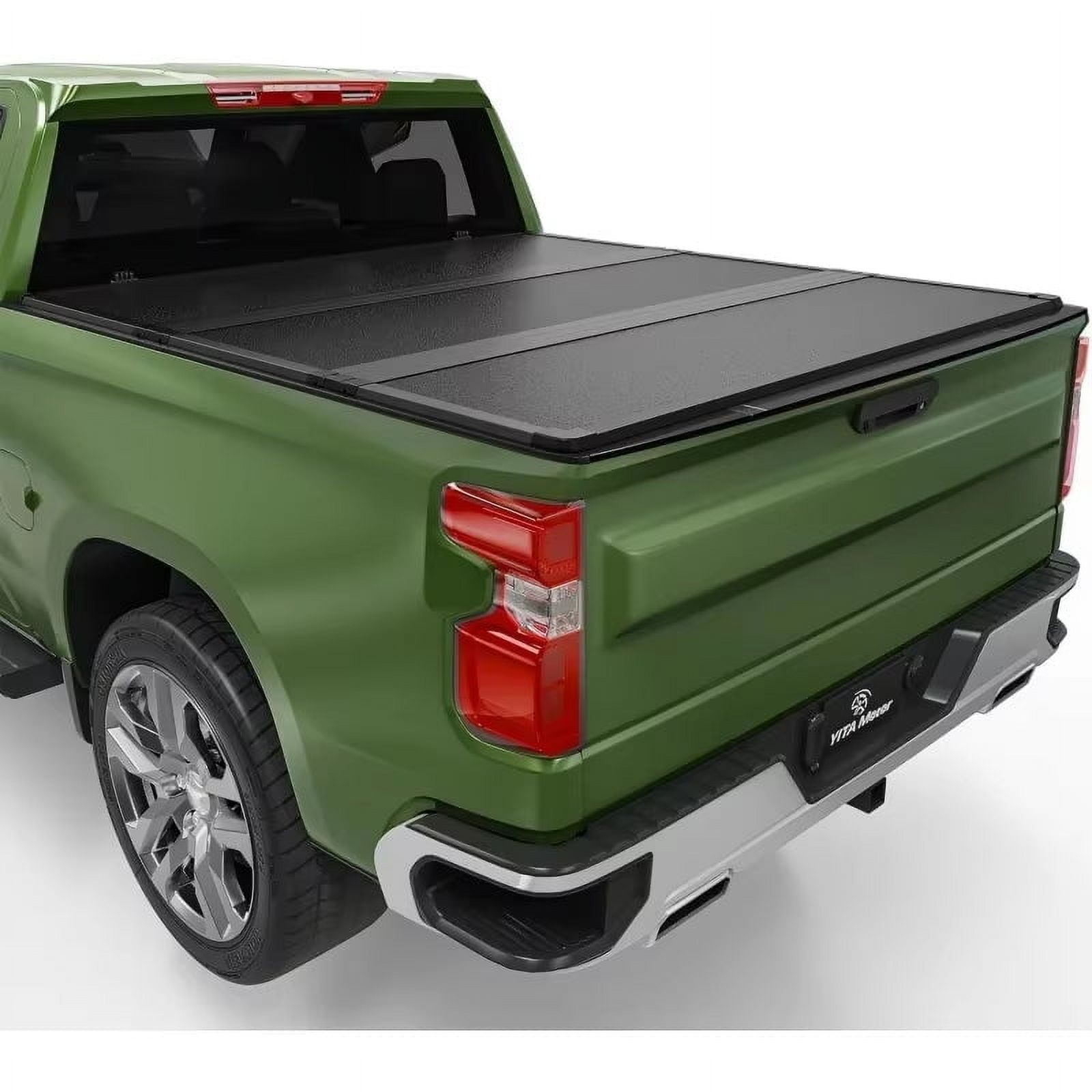 FRP Hard TriFold Truck Bed Tonneau Cover Compatible with 20192024