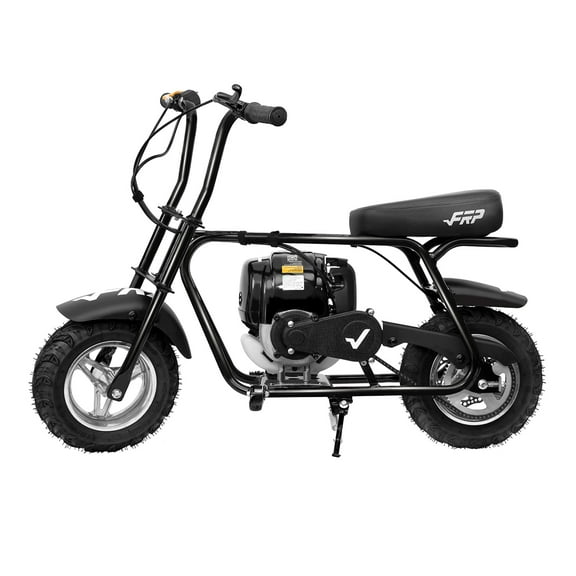 FRP MB40 Basic Package 40cc 4-Stroke Gas Powered Mini Dirt Bike for Kids, 18MPH Off-Road Motorcycle with Pull Start, Dual Disc Brakes & Rear Suspension – Black