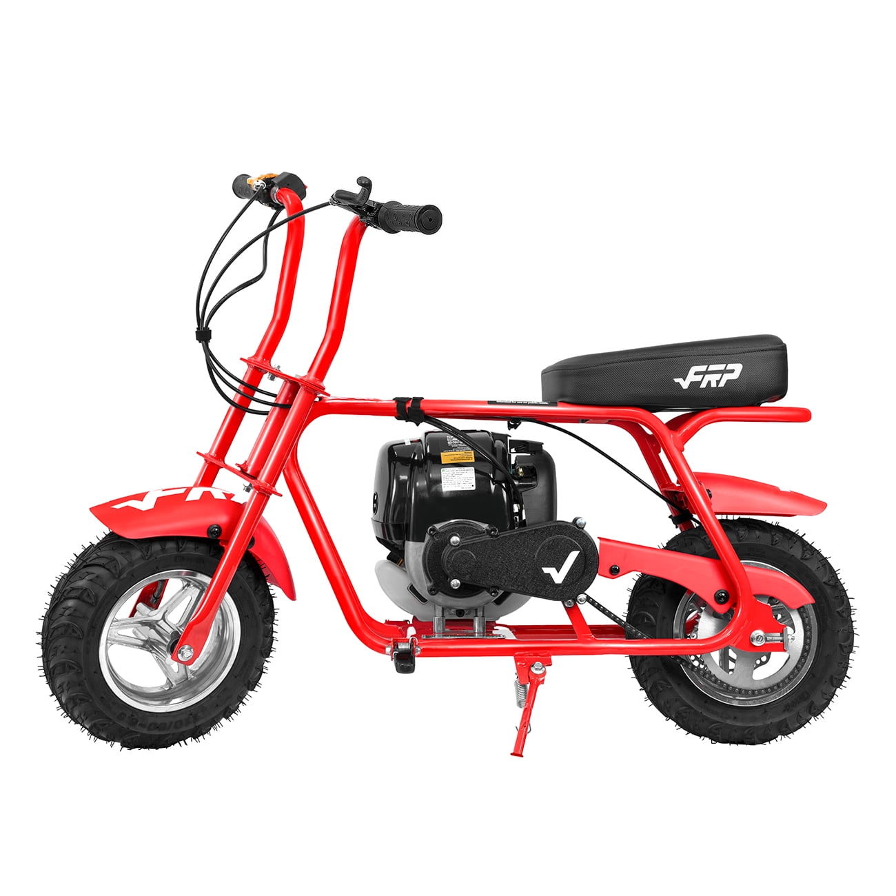FRP MB40 Basic Package 40cc 4-Stroke Gas Powered Mini Dirt Bike for Kids, 18MPH Off-Road Motorcycle with Pull Start, Dual Disc Brakes & Rear Suspension – Red