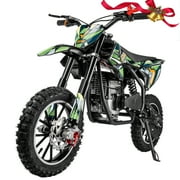 FRP FX40 40cc 4-Stroke Gas Powered Kids Dirt Bike with Safety Kill Switch for young rides, Front & Rear Disc Brakes, EPA Certified, FX40-Ogemaw, Red, Base Model