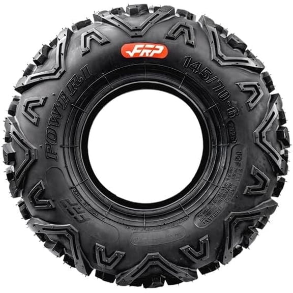 FRP × SunF 145/70‑6 All‑Terrain Mini Bike Tire, 6‑Ply, 13.9" Diameter, 5.7" Width, Tubeless, Universal Off‑Road Use, Single Tire