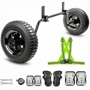 FRP Universal Training Wheels Kit for Kids Dirt Bike / Mini Bike, Adjustable 8 Wheels with 5/8 Axle, Fits PW50 / CRF50 / CT100U & More, Supports Up to 220 lb, Ages 4 10 or 13+ Beginners