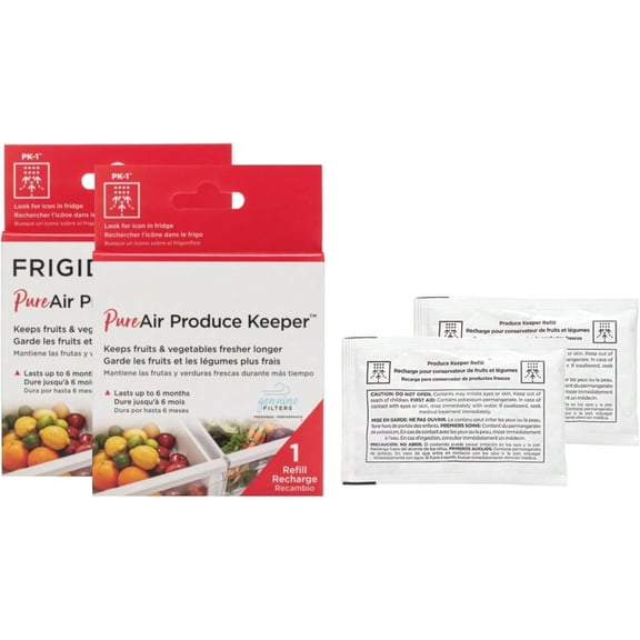 FRPAPKRF2PK FRPAPKRF Pure Air 2 Pack Produce Keeper, White
