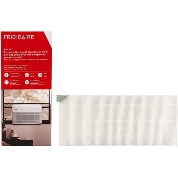 FRPARAC8 PureAir RAC-8 Premium Air Filter Replacement for Window ACs - Effective Pollen and Pet Hair
