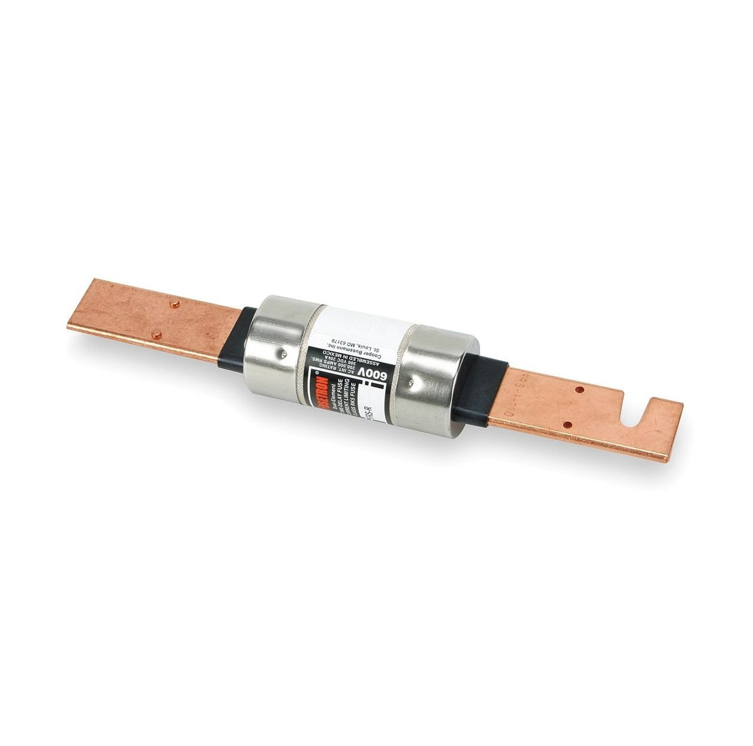 Cooper Bussmann FRN-R300 Fusetron 300 Amp 250 Volt AC 125 Volt DC Class Rk5 Dual Element Time Delay Fuse